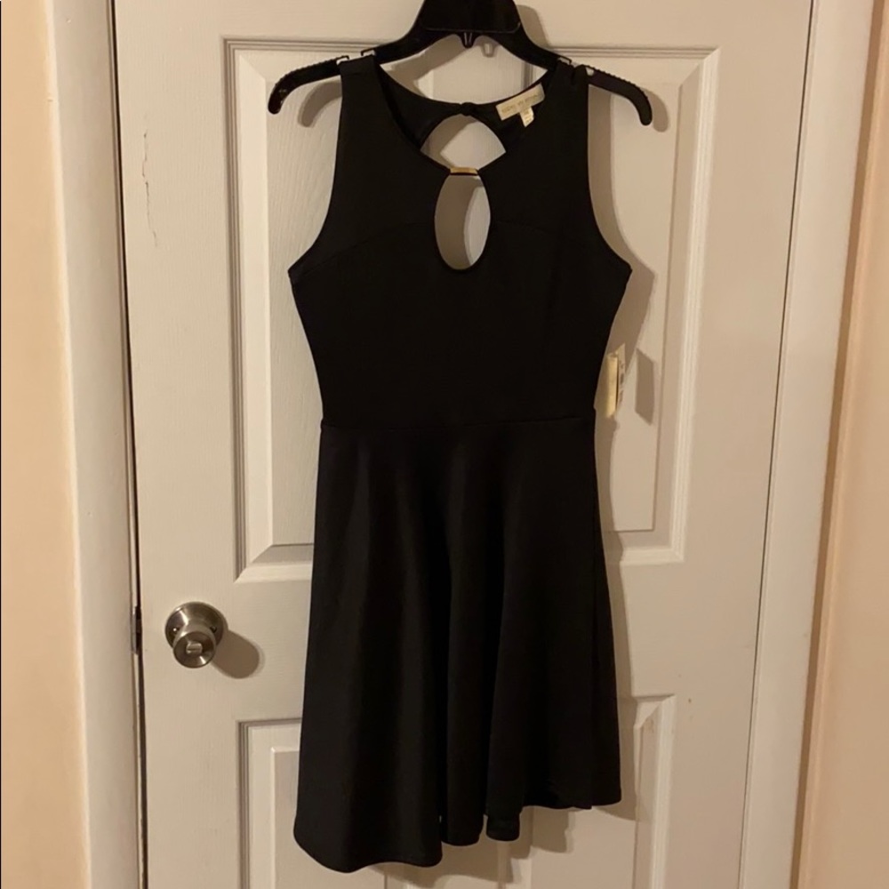Black tulip dress